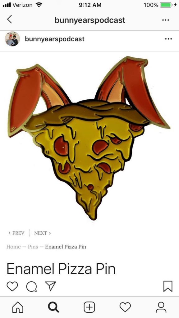 Pizza bunny ears