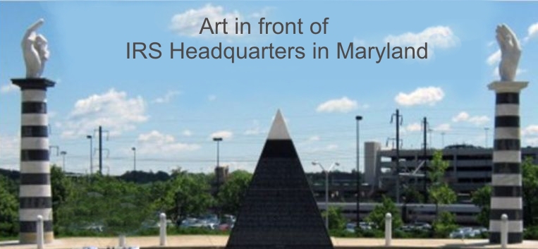 freemason pyramid IRS headquarter maryland